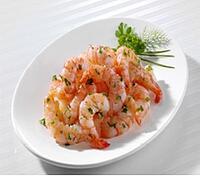 GAMBAS IN KNOBLAUCH-​KRÄUTERÖL, 1 KG / SL 