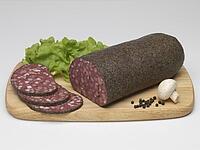 LEBERROTWURST MIT PFEFFERMANTEL, CA.​1,40 KG 