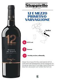 PRIMITIVO 12 E MEZZO 0,​75L 