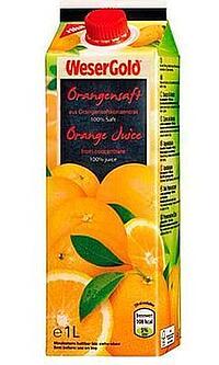 WG ORANGENSAFT 100%, 1 L / PCK  